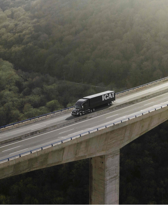 ICAT truck on the bridge