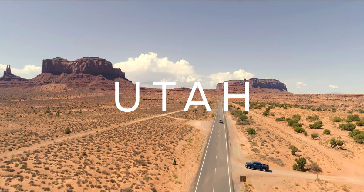 Drone video of Utah parks