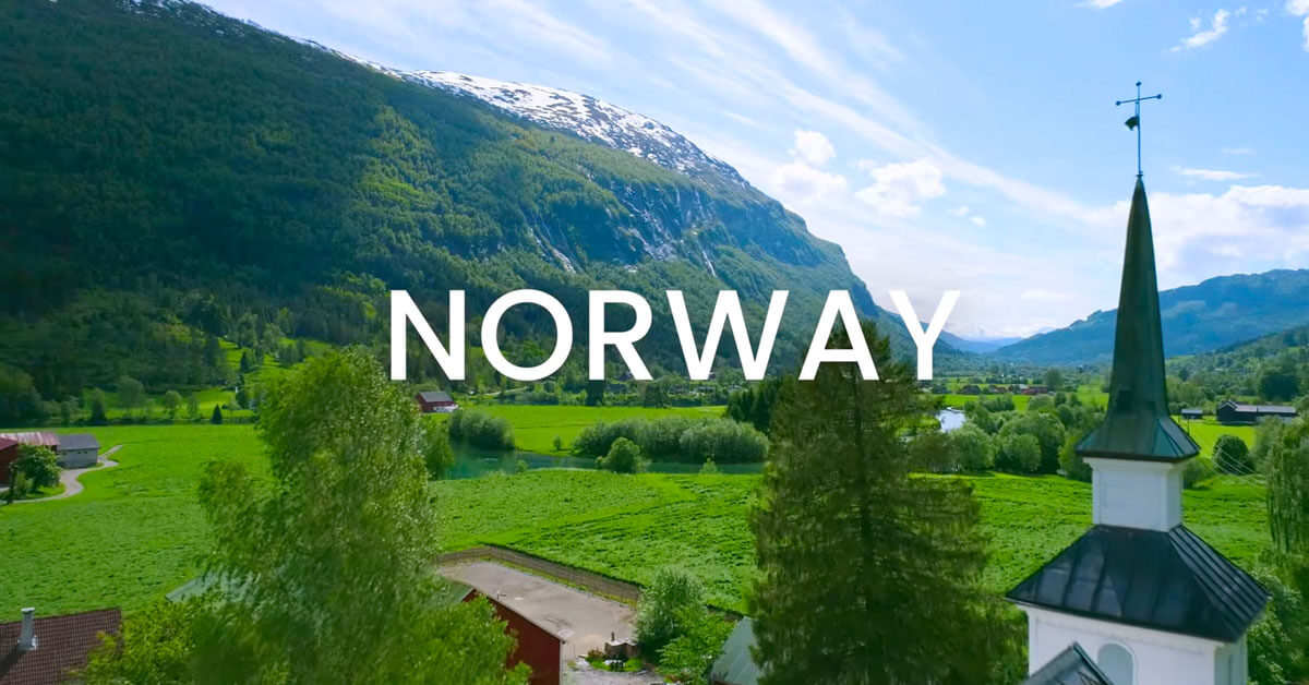 4k Drone video of Norway by Volare Videography