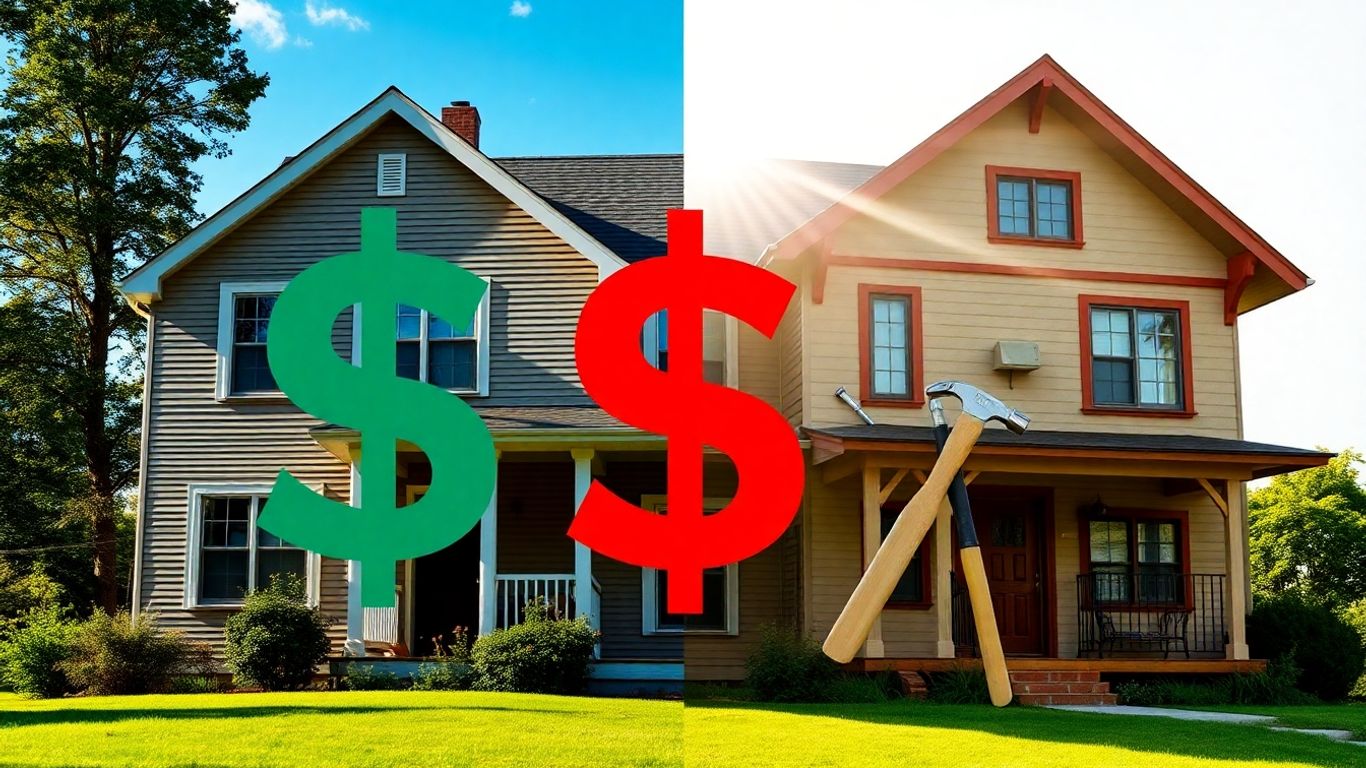 Home improvement project with loan or refinance options.