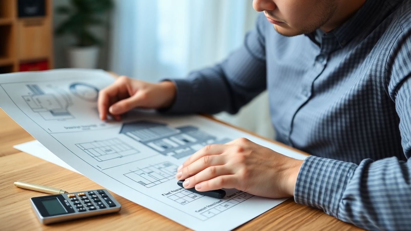 Homeowner reviewing mortgage options