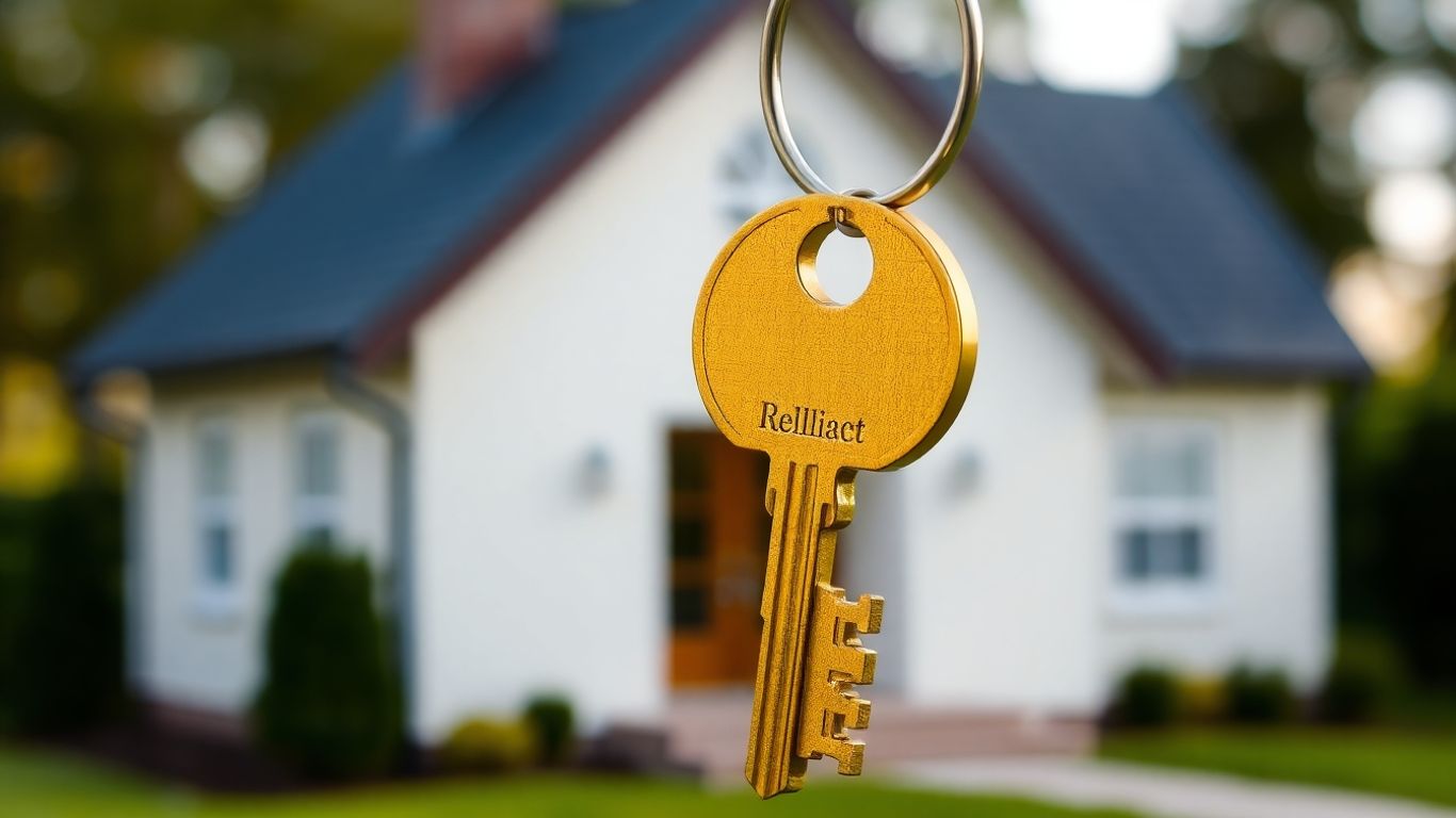 House with a golden key