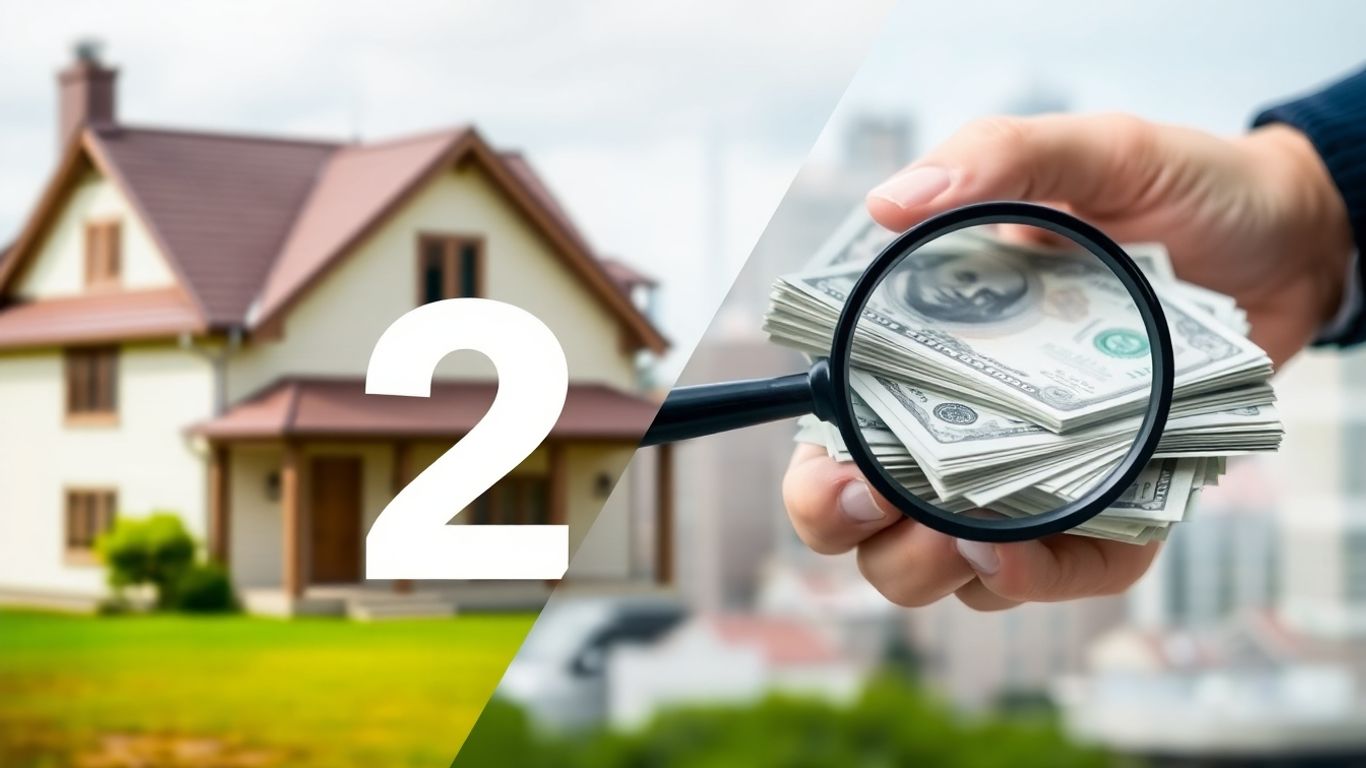 Refinancing a second mortgage explained visually.