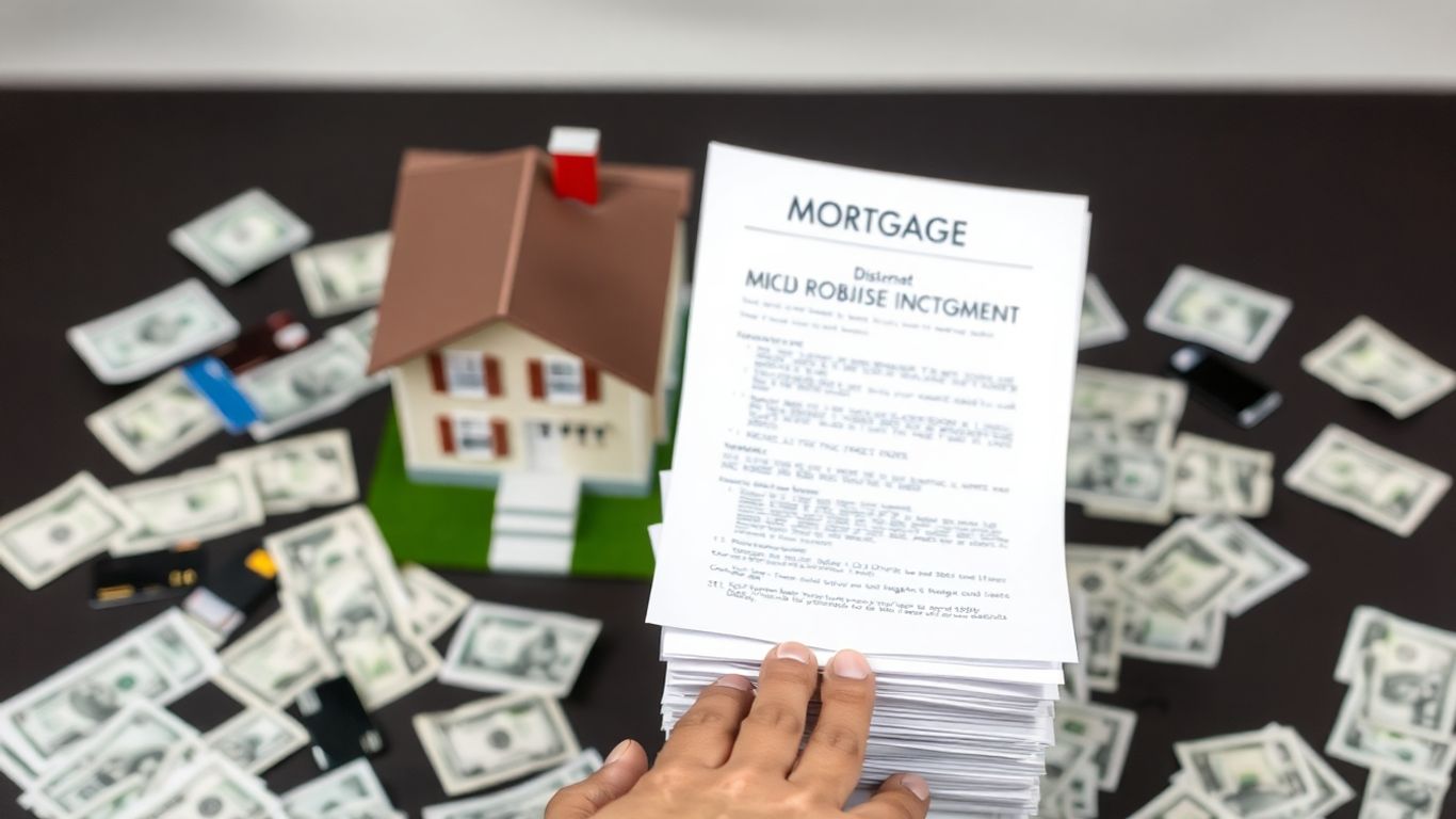 House with mortgage and simplified finances