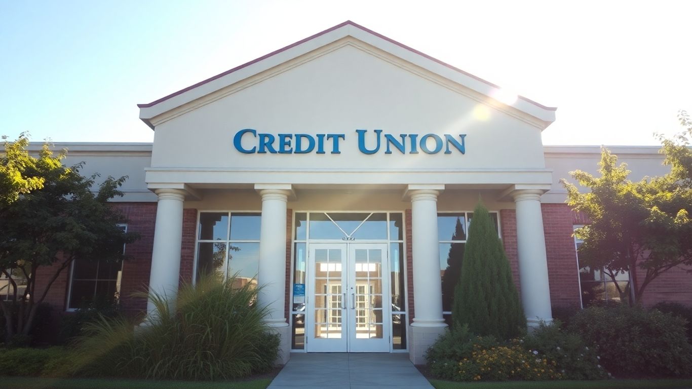 Credit union building exterior