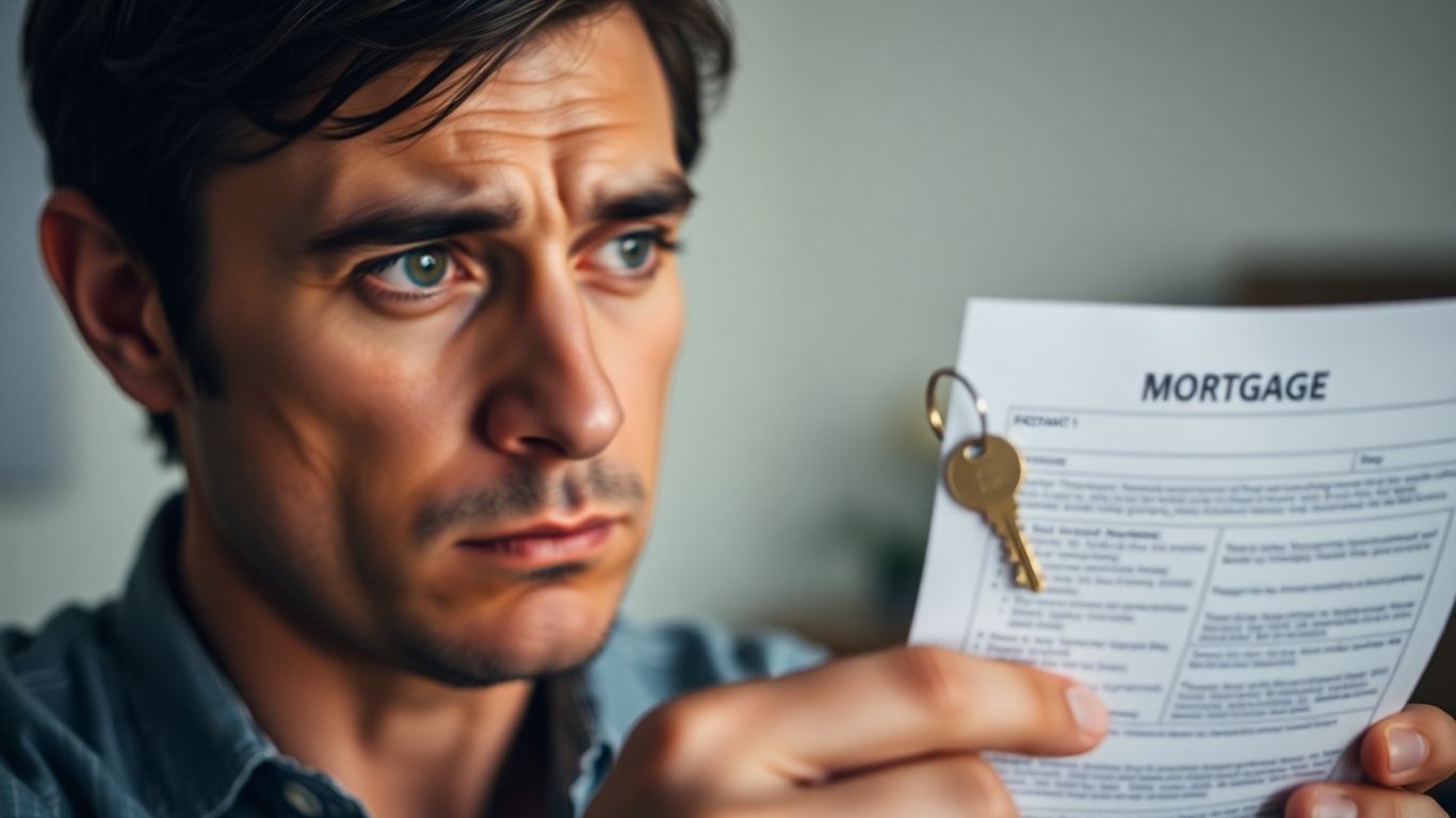 Person considering mortgage refinance with bad credit.