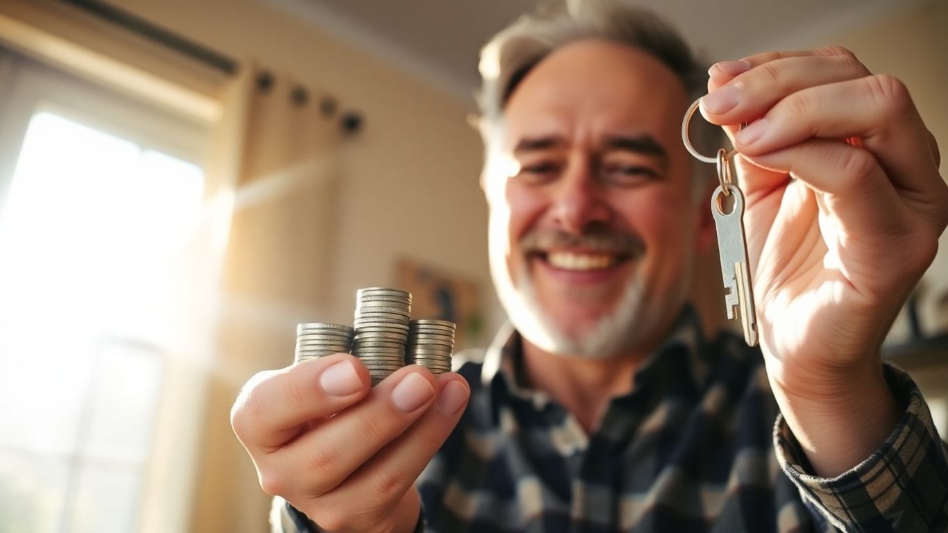 Homeowner comparing mortgage refinance rates for savings.