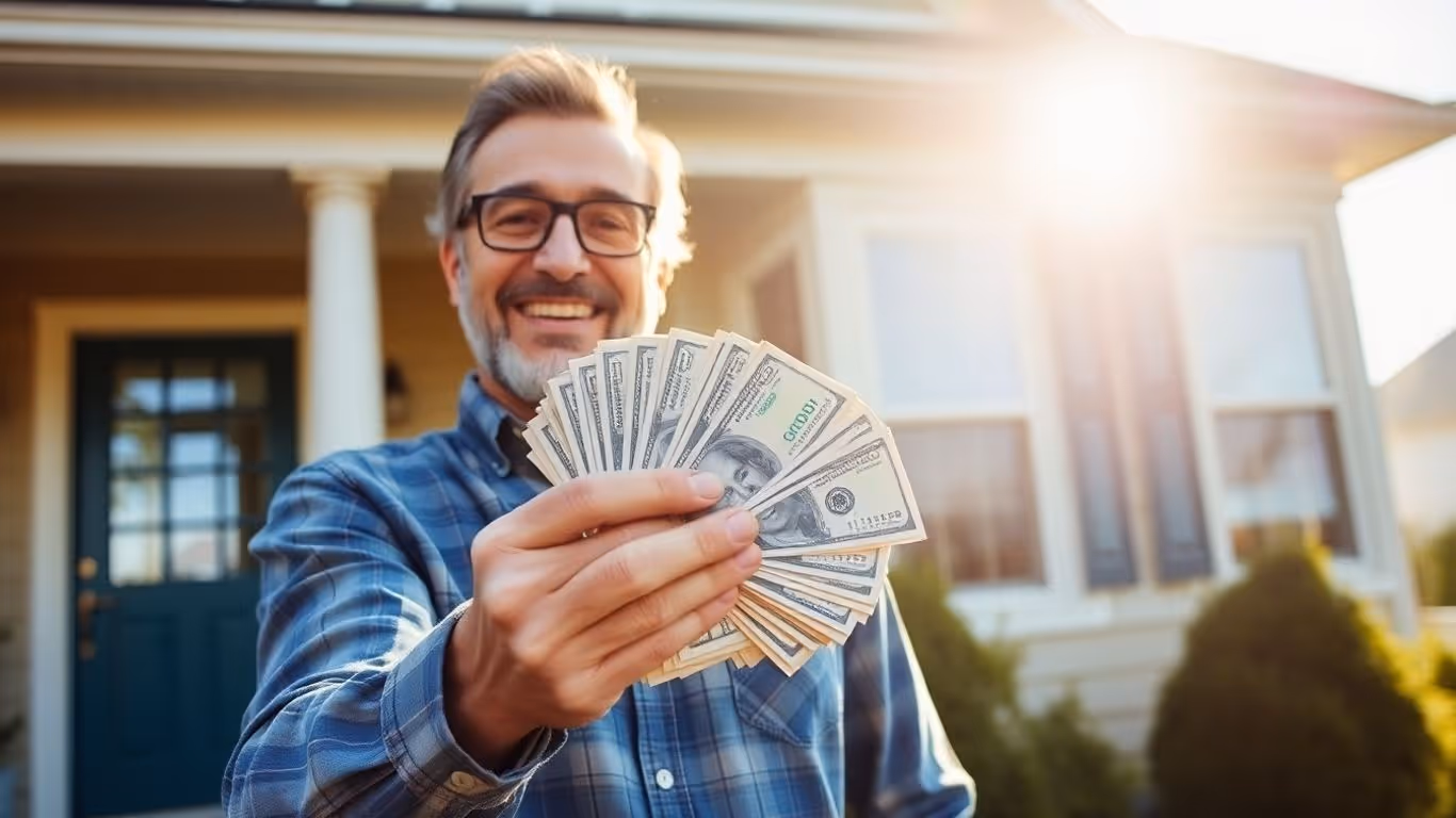 Homeowner with cash, house equity refinance