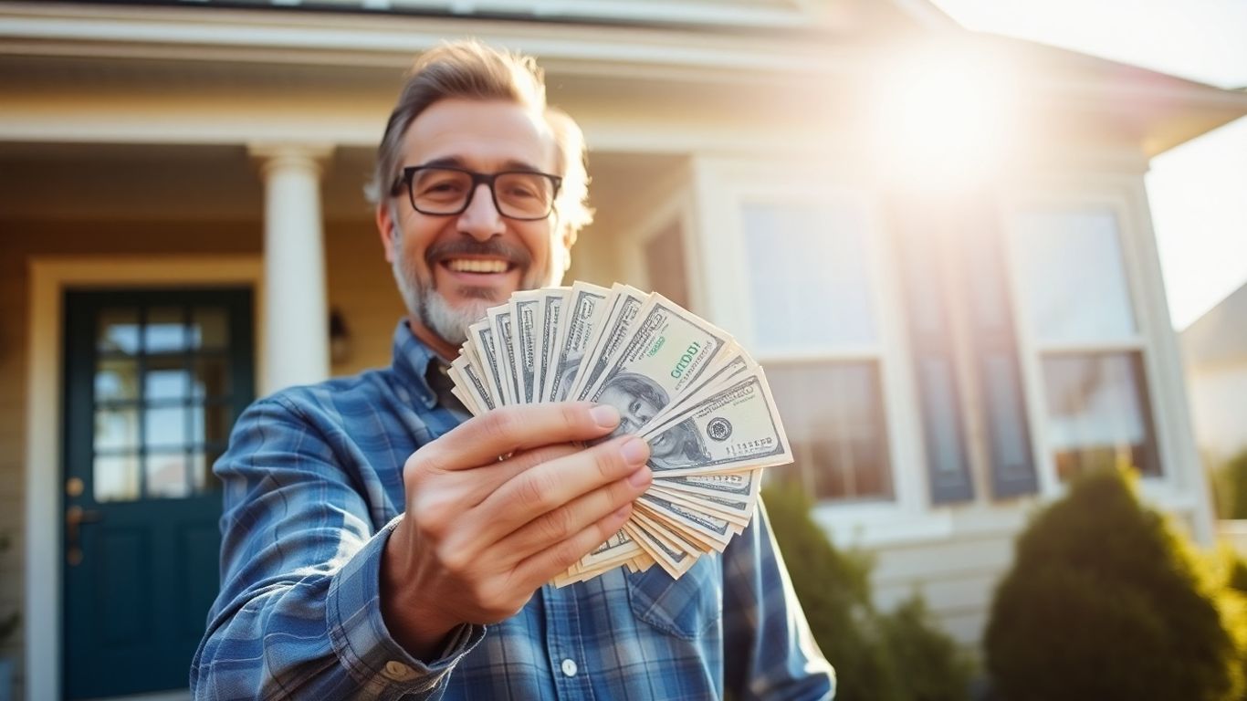 Homeowner with cash, house equity refinance
