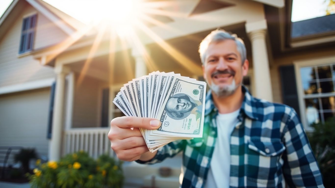 Homeowner with cash and house