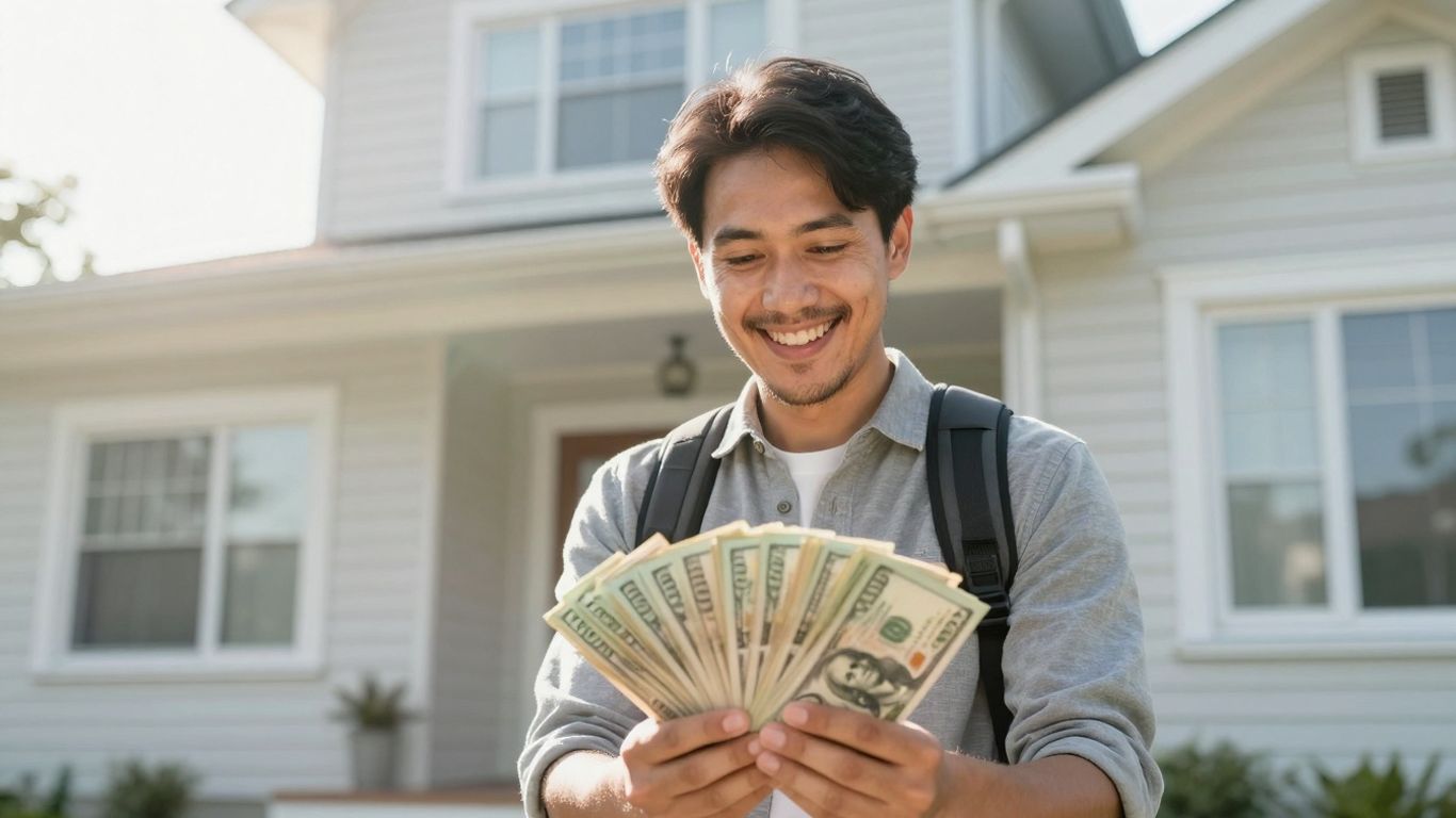 Homeowner with cash and house.