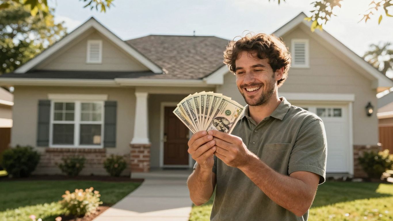 Homeowner with cash and house