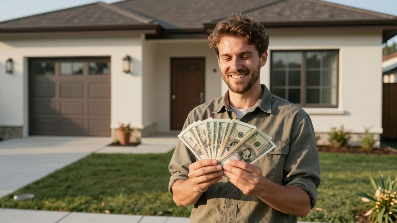 Homeowner with cash and house