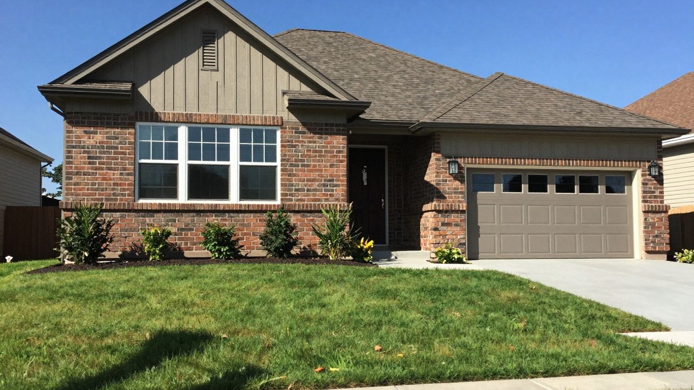 Modern home with sunny sky, hinting at financial opportunity.