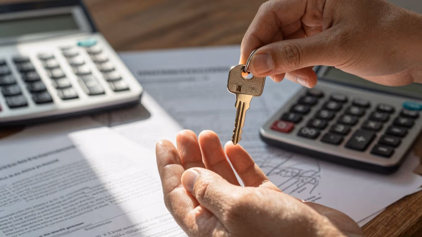 Homeowner considering refinancing a home loan.