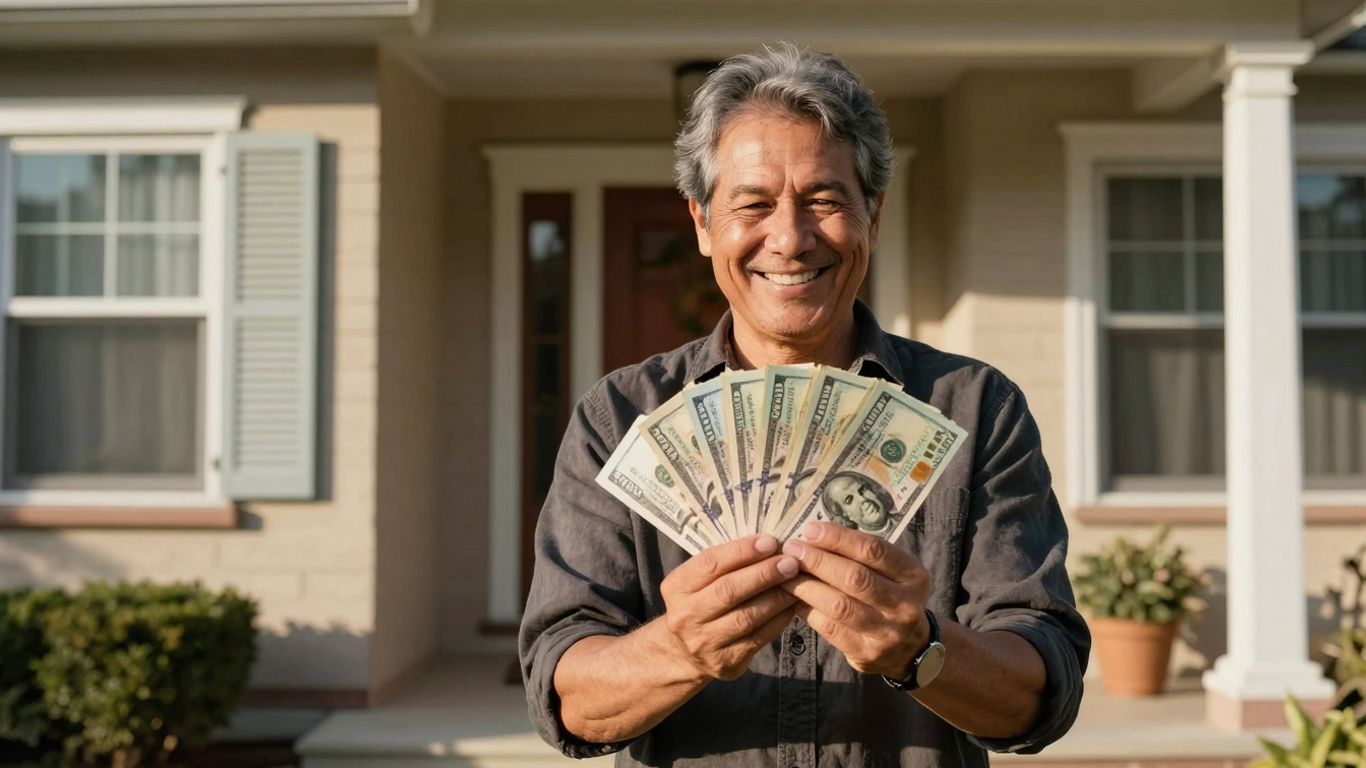 Homeowner with cash and house