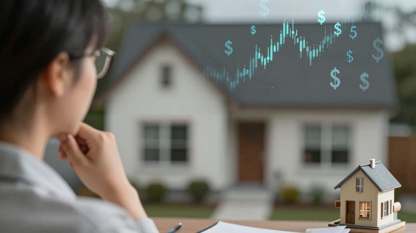 Person considering home loan refinance options with bad credit.