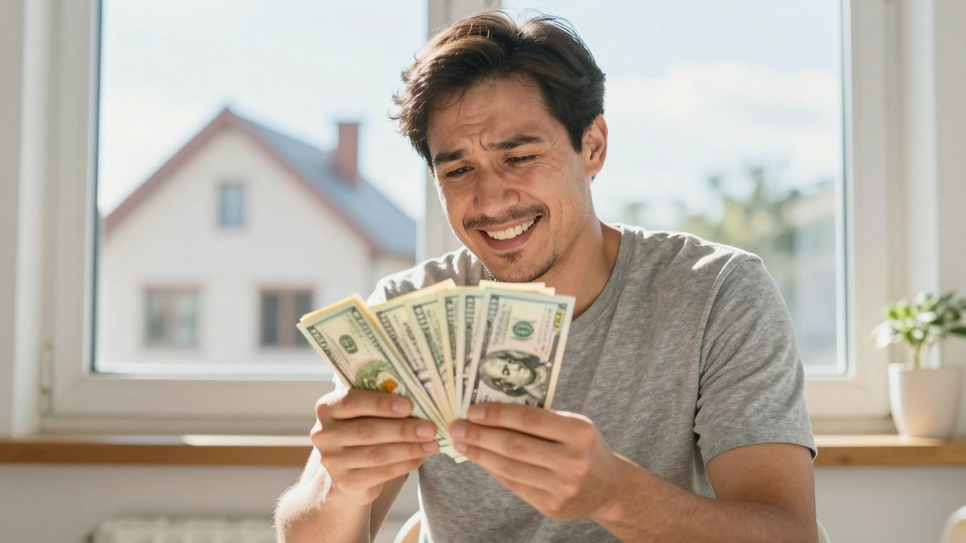 Homeowner with money and house, happy about refinance rates.