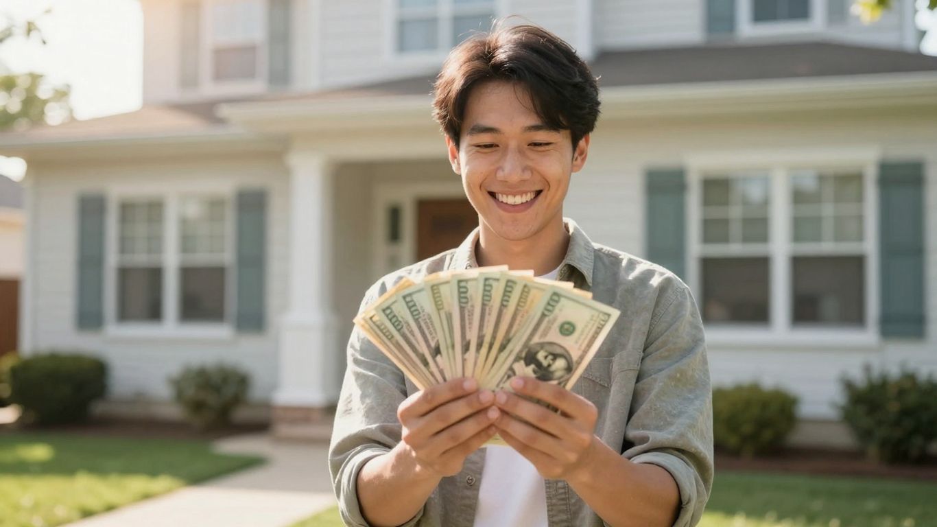 Homeowner with cash, house, financial opportunity.