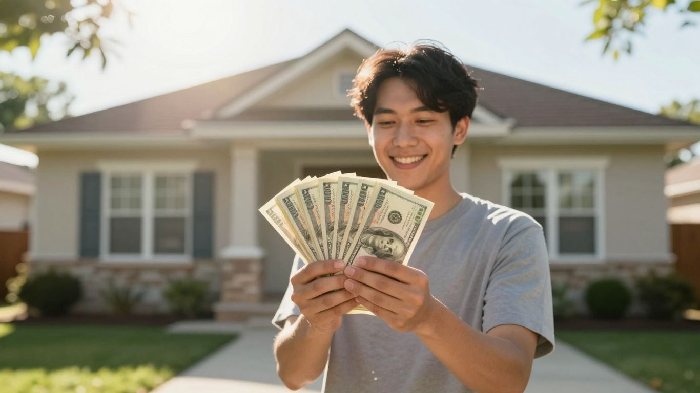 Homeowner with cash and house