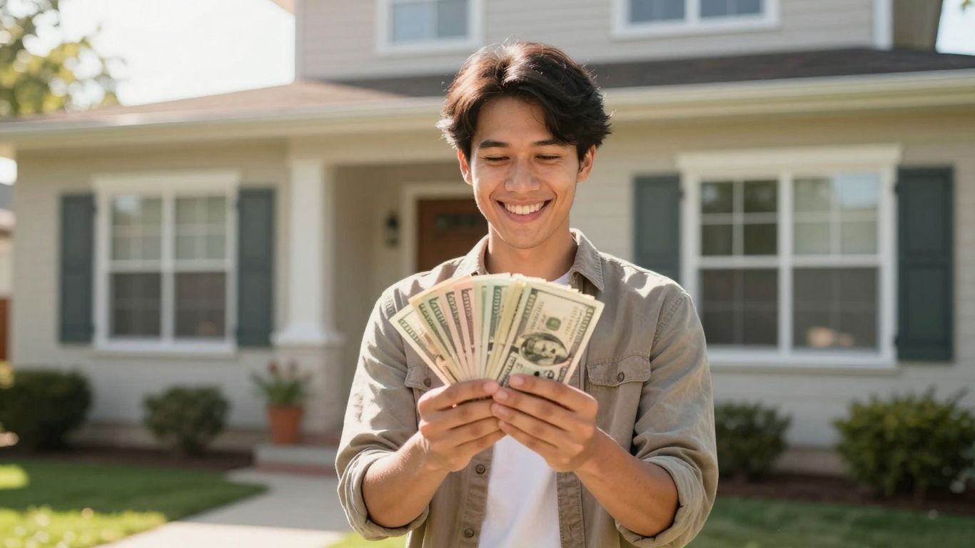 Homeowner with cash and house