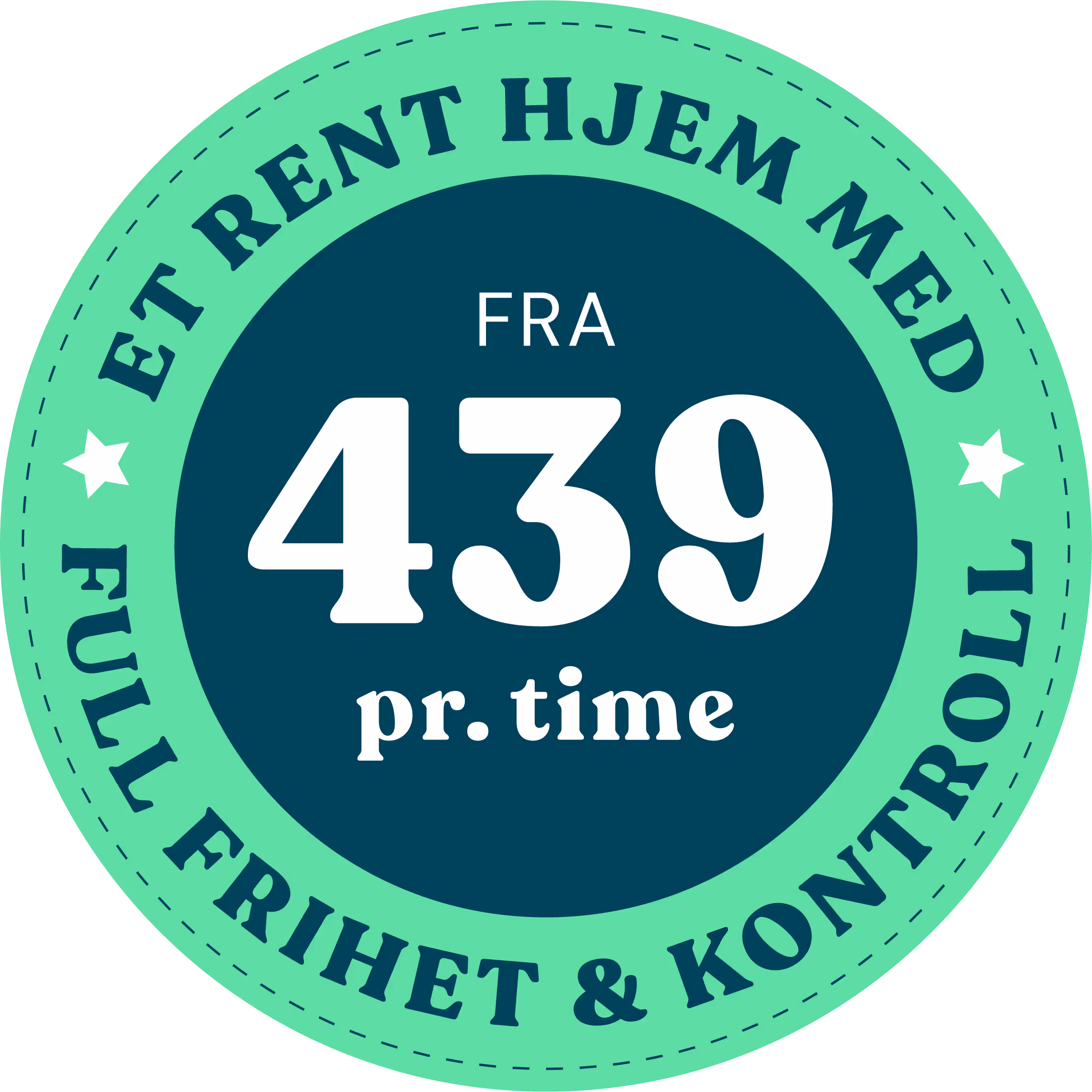 Hjem rengjøring fra 439 kroner per time med full frihet og kontroll.