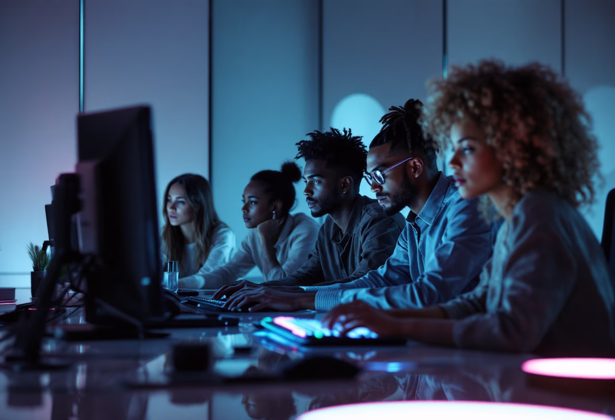 image of graphic designers at work