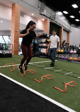 Physical therapist providing personalized assessment