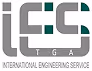 International Engineering Service logo with stylized letters I, E, S.