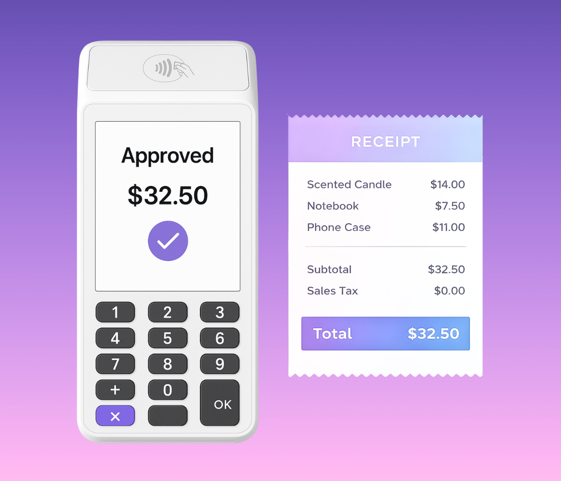 Take payments through a terminal