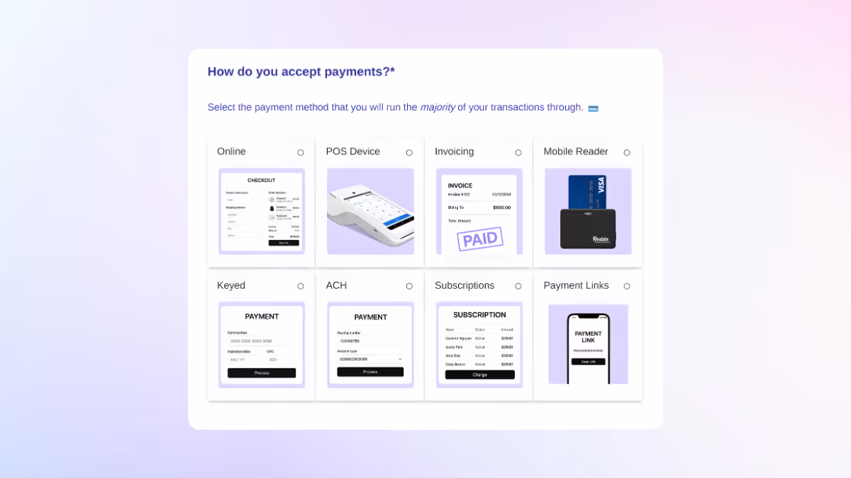 How do you accept payments?