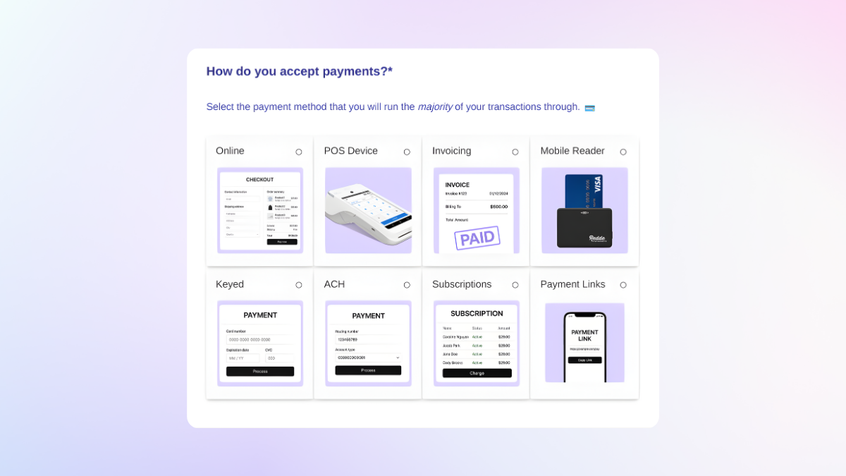 How do you accept payments?