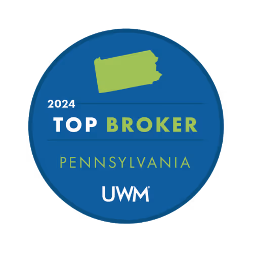 UWM Award for Top Broker in PA