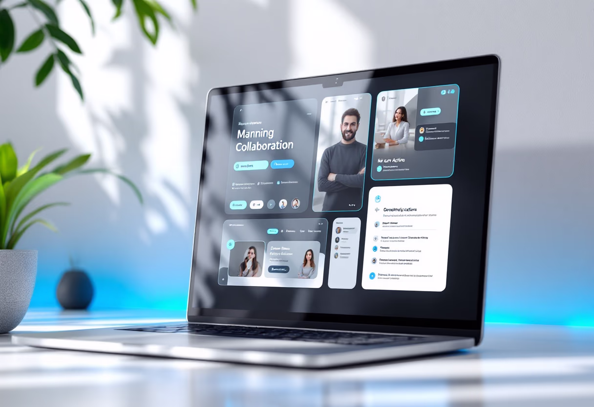 <subject>[interface] screenshot of collaboration interface (for a productivity tools business)</subject>