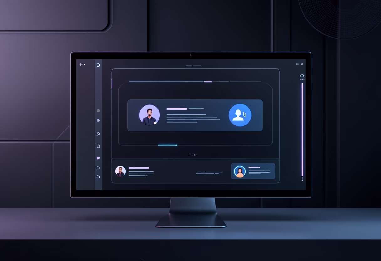 <subject>[interface] screenshot of collaboration interface (for a productivity tools business)</subject>