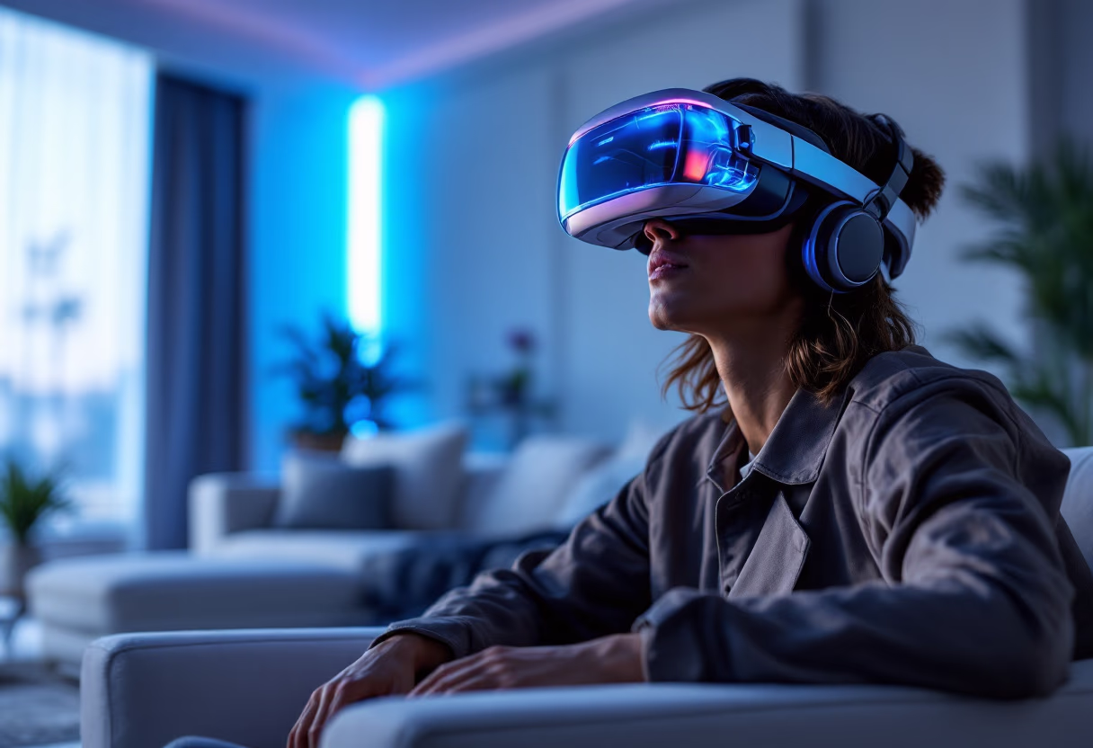 image of virtual reality gameplay