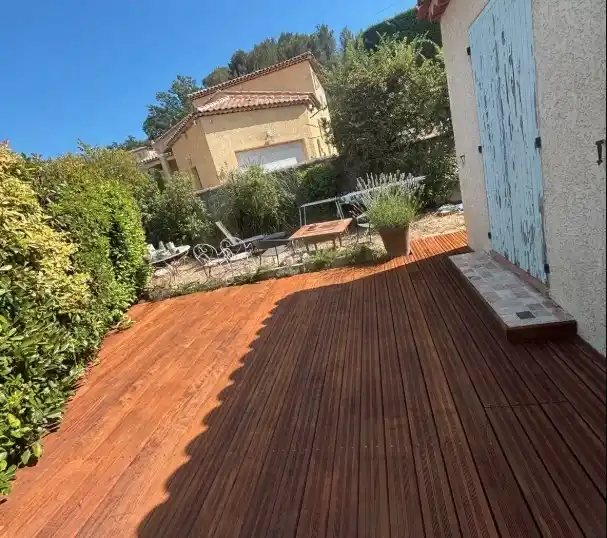 entretien renovation terrasse bois aix
