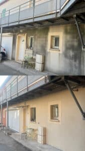 Nettoyage façade Lascours 