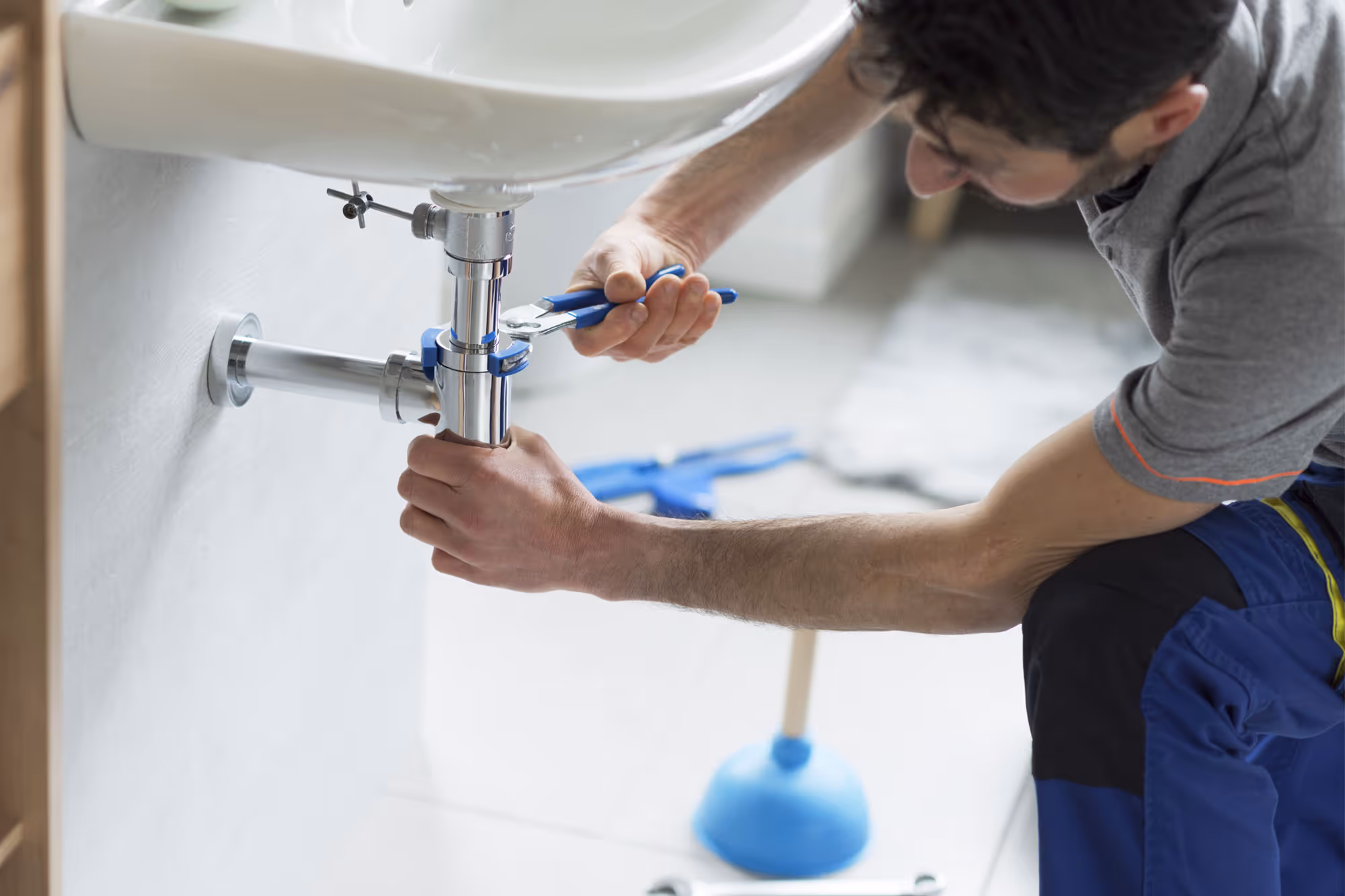 Residential Plumbing Repair Under Sink - Rooter Pros