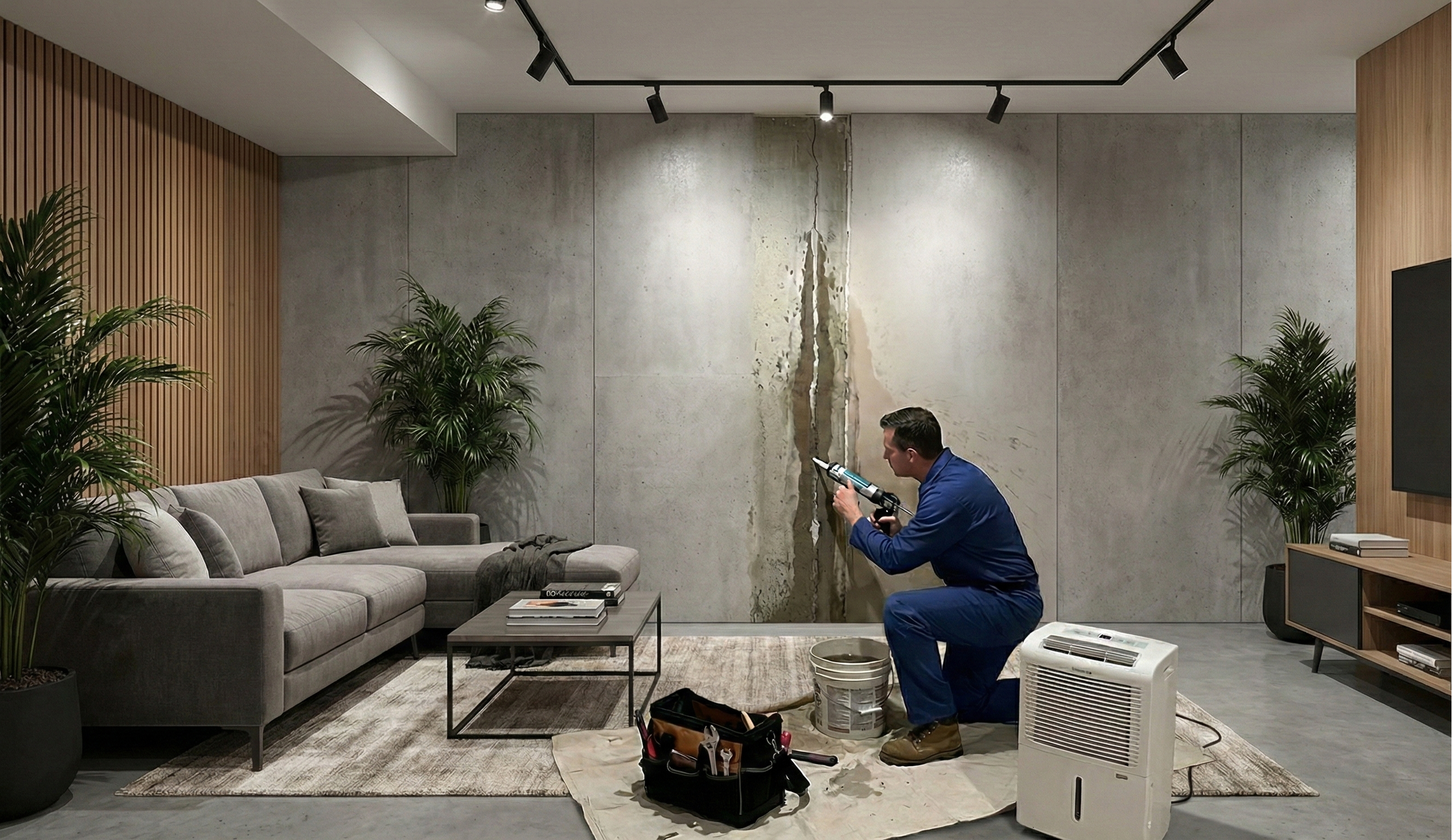 Basement & Foundation Water Leak Repair - Rooter Pros