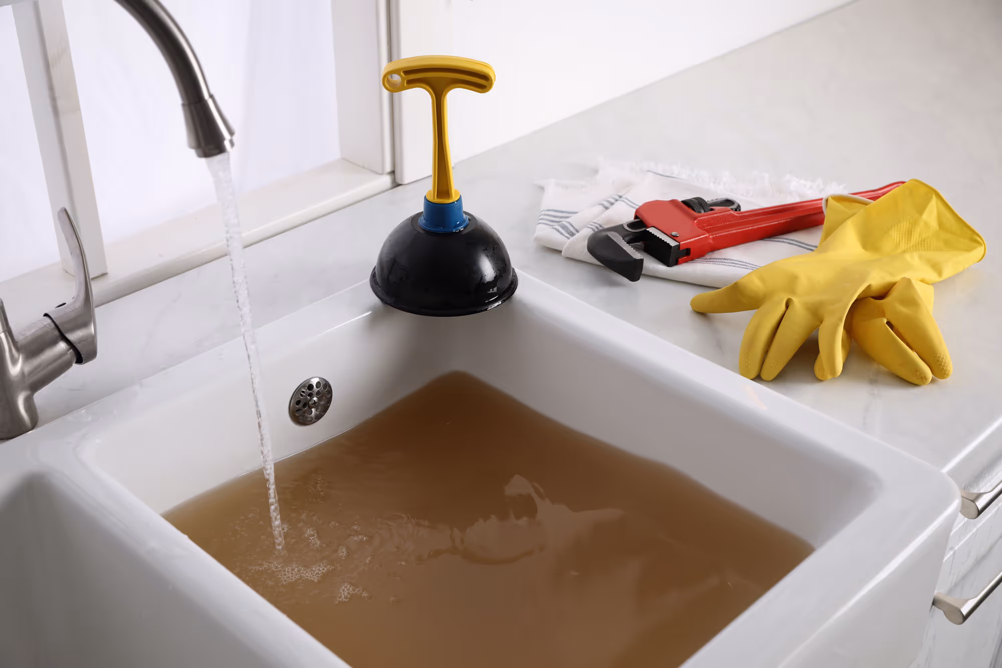 Clogged kitchen sink, Drain Cleaning Service In Burlington - Rooter Pros