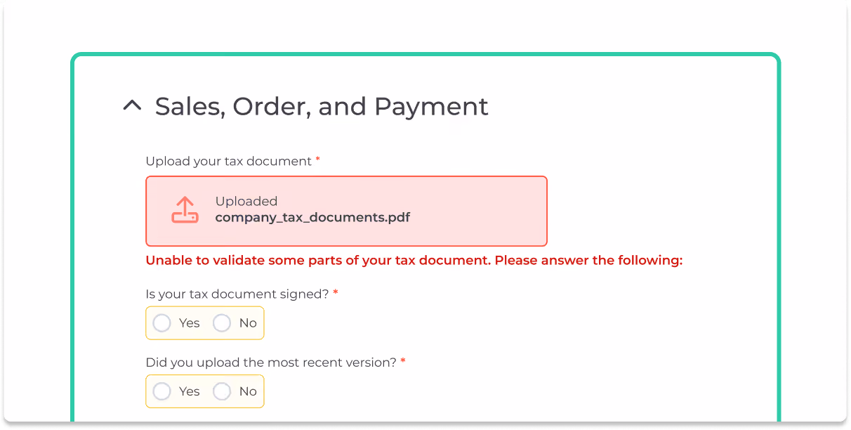 Graphite document upload center