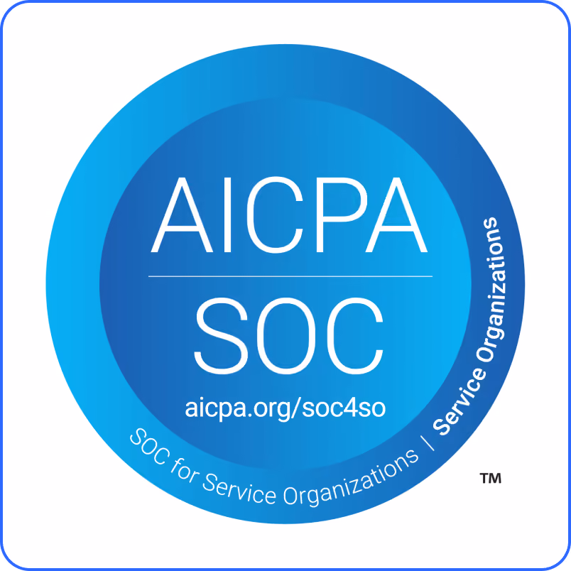 AICPA SOC certification badge