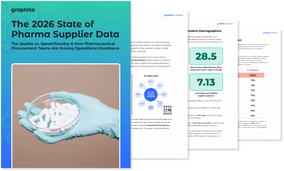 Whitepaper: The 2026 State of Pharma Supplier Data