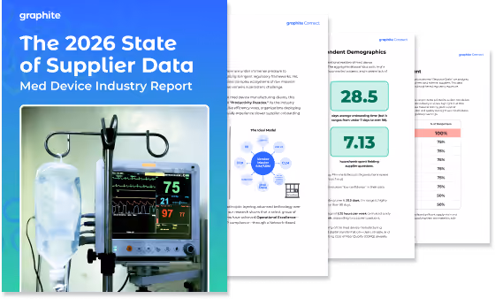 The 2026 State of Supplier Data: Med Device Industry Report