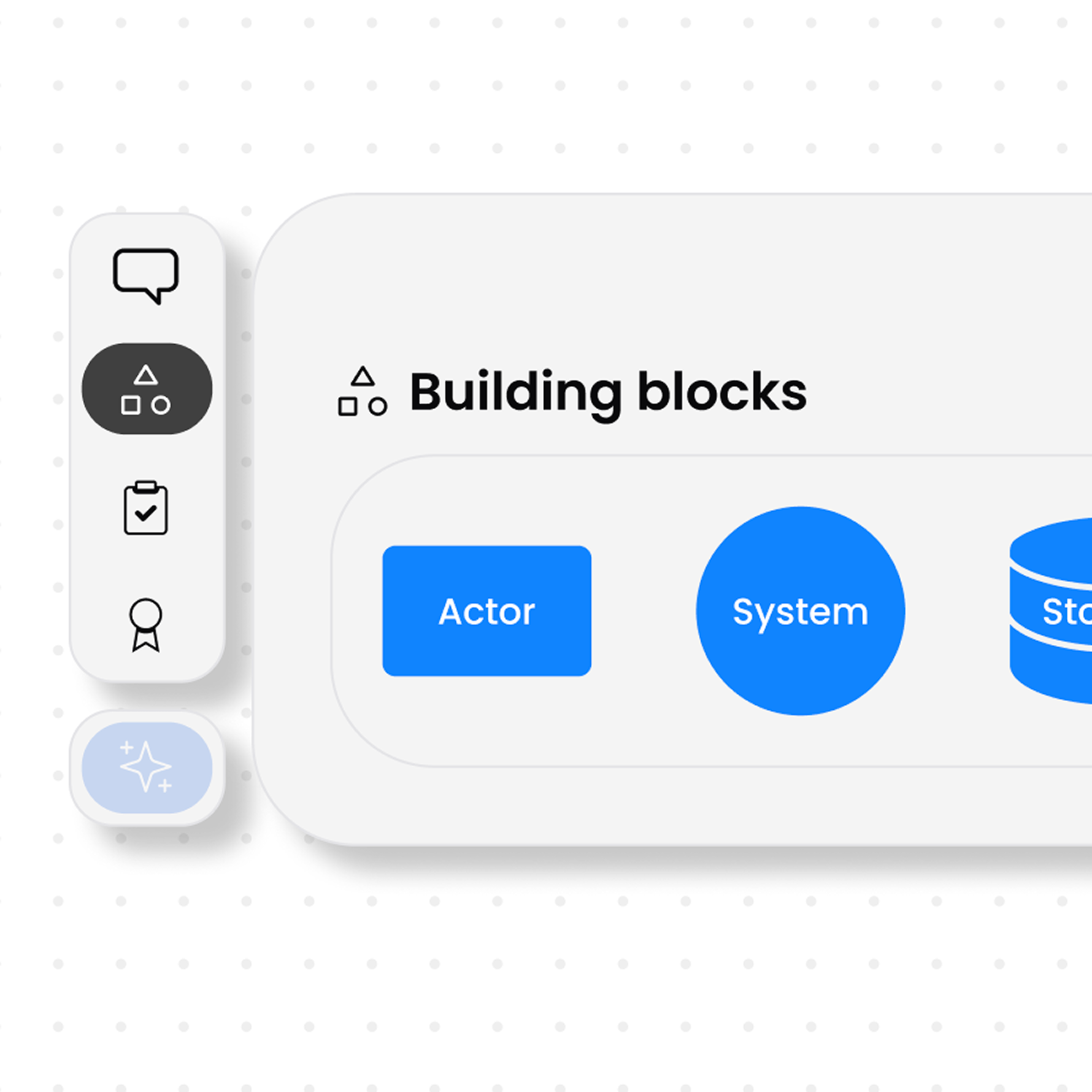 a mouse cursor hovering over the actor shape in previty check