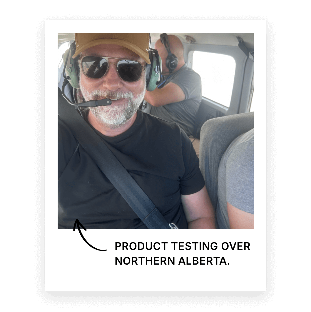 Product testing with Skyward over Northern Alberta.