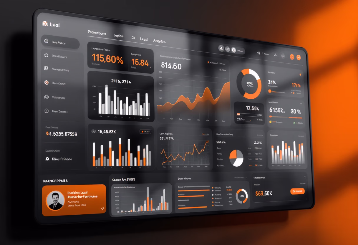 [interface] image of software dashboard integration (for a legal tech)