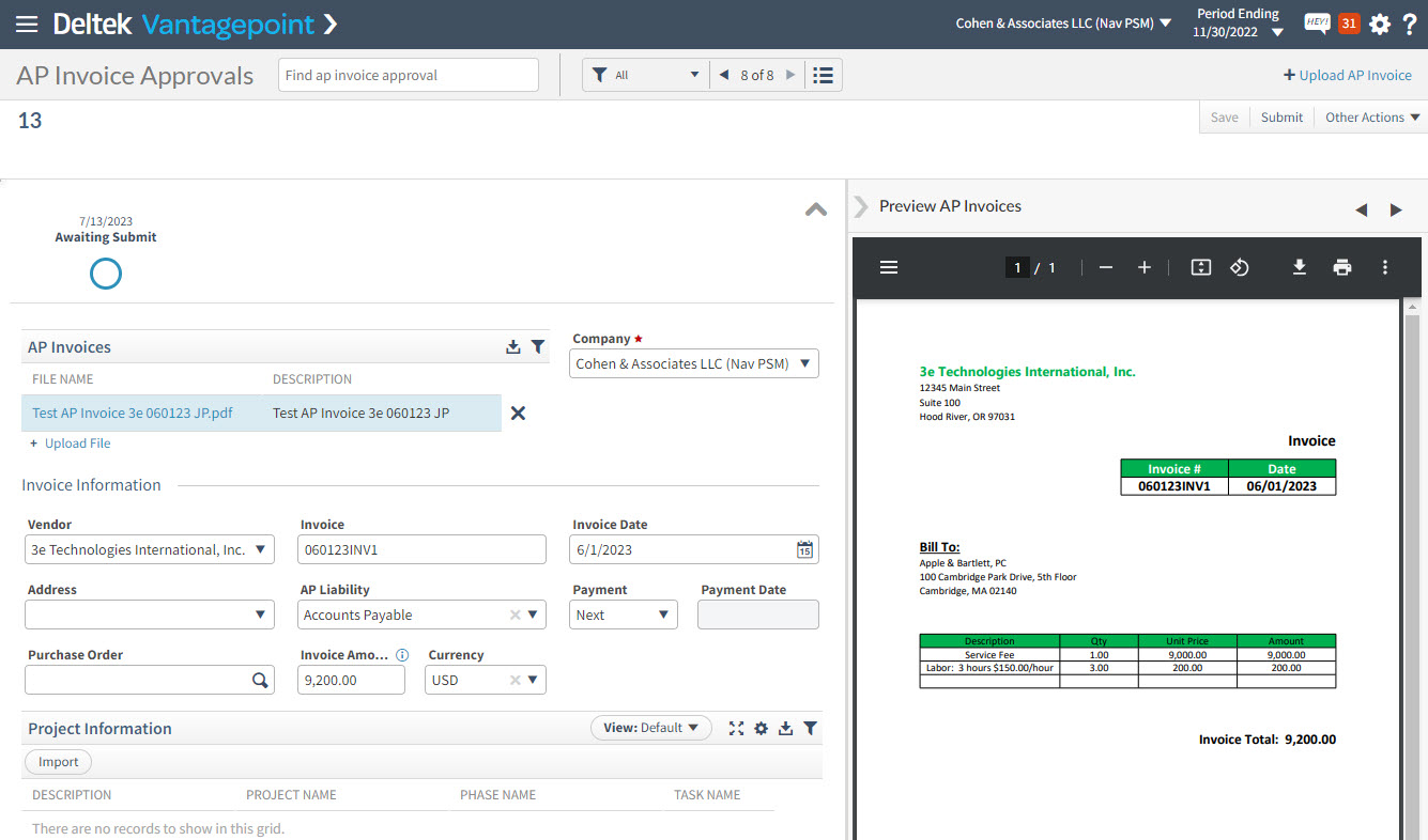 AP Invoice Approvals
