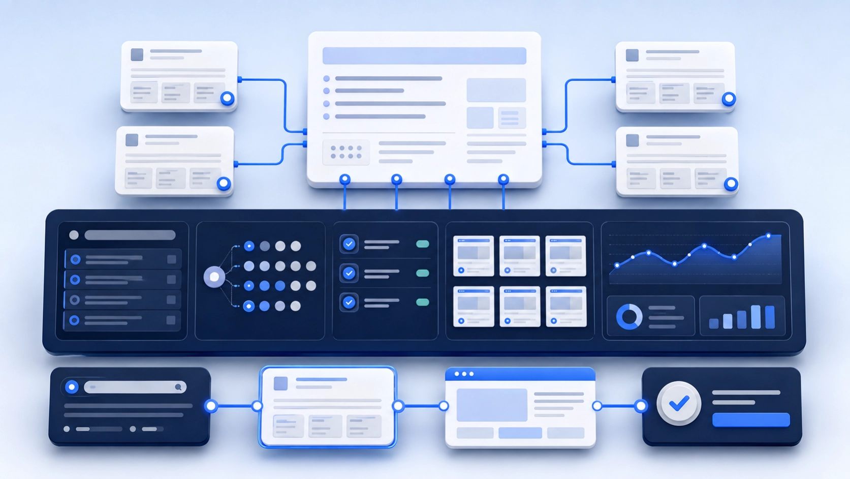 AI search visibility dashboard tracking brand mentions, citations, source pages, trends and website conversions.